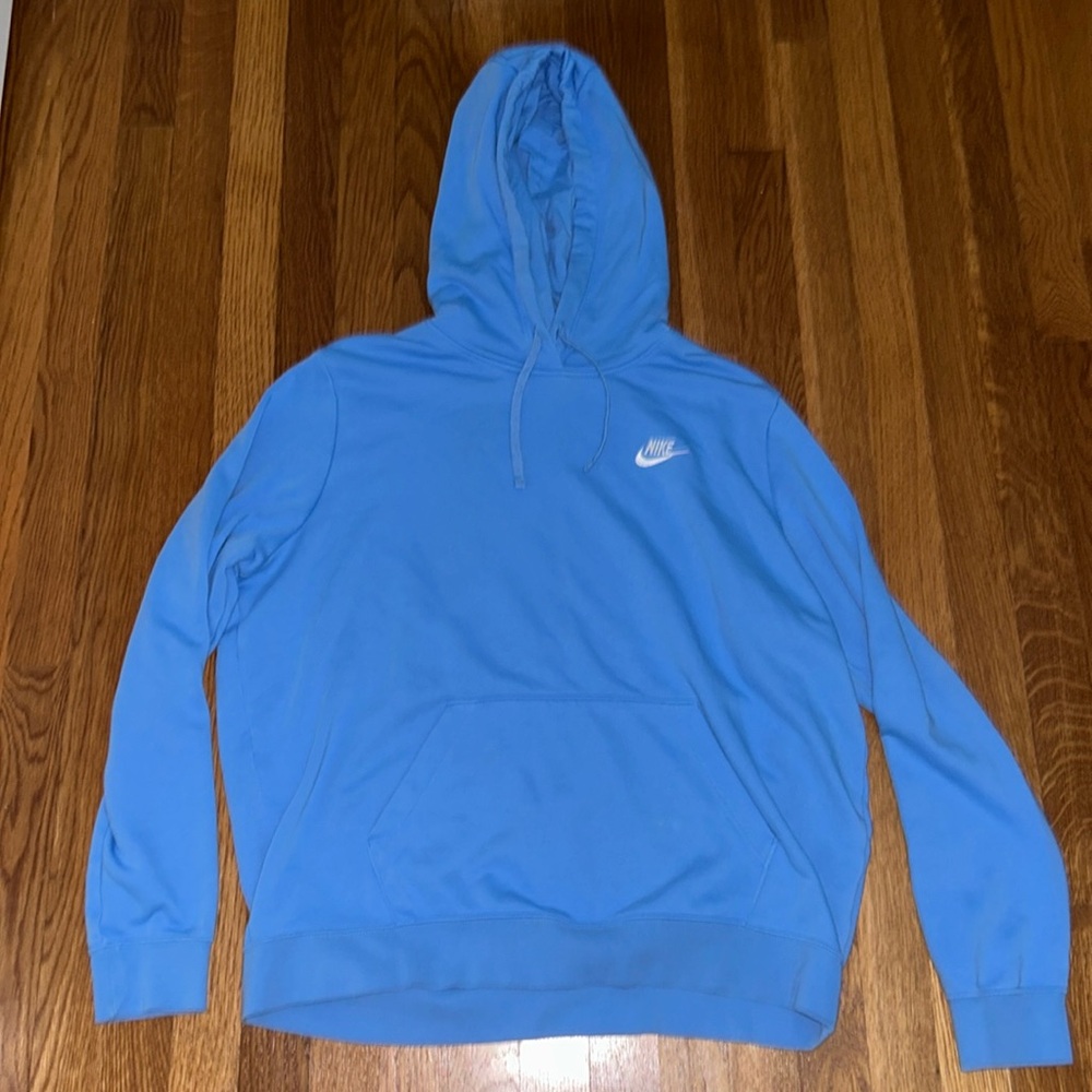 Nike sky blue hoodie
